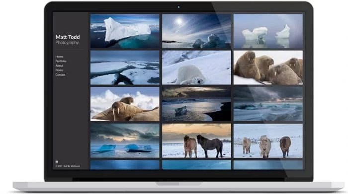 Matt Todd Photography portfolio website